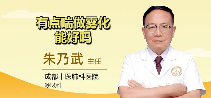 有点喘做雾化能好吗