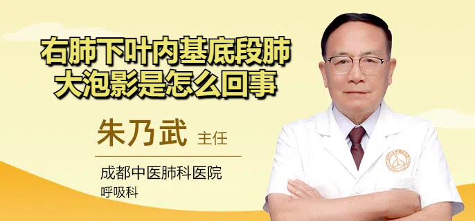 右肺下叶内基底段肺大泡影是怎么回事