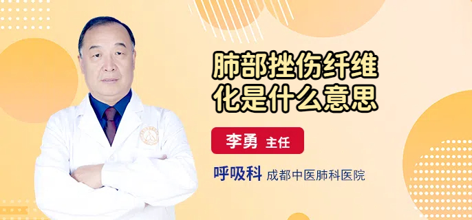 肺部挫伤纤维化是什么意思