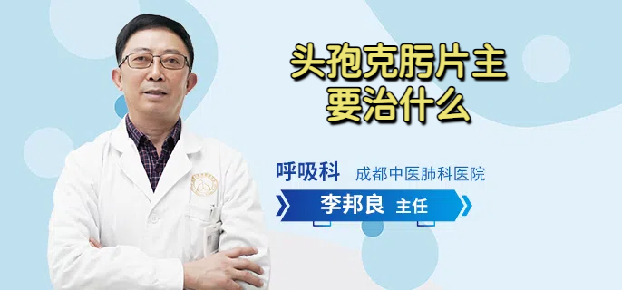 头孢克肟片主要治什么