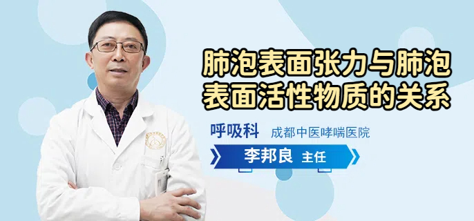 肺泡表面张力与肺泡表面活性物质的关系
