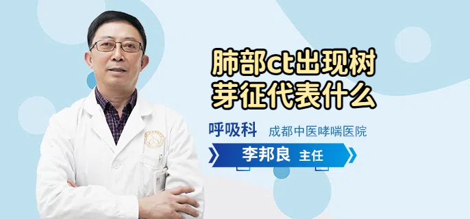 肺部ct出现树芽征代表什么