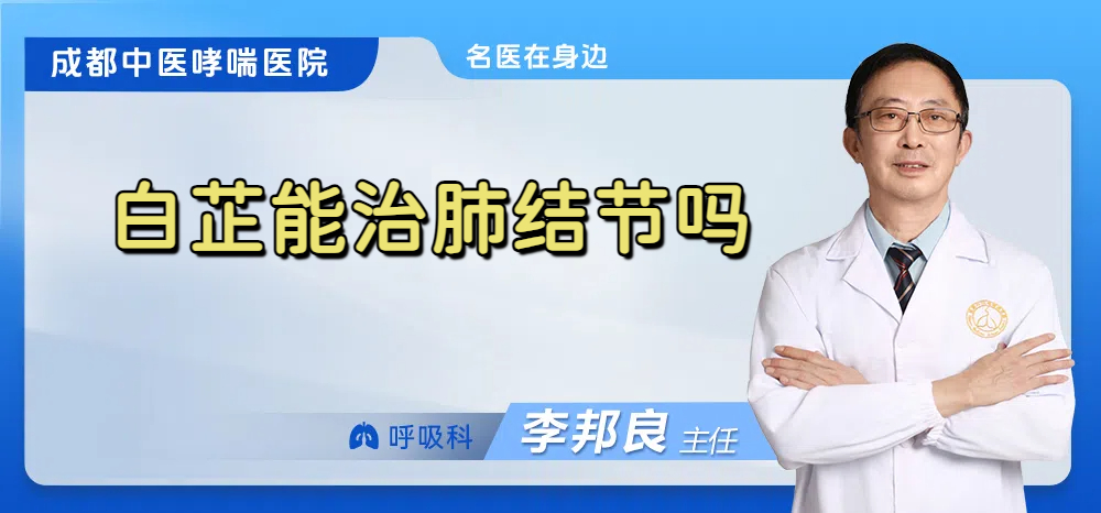 白芷能治肺结节吗