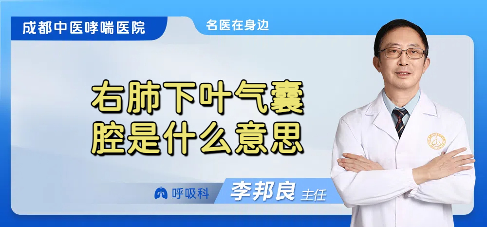 右肺下叶气囊腔是什么意思
