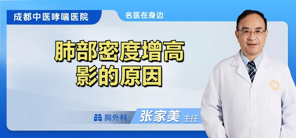 肺部密度增高影的原因