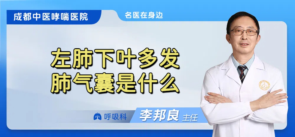 左肺下叶多发肺气囊是什么