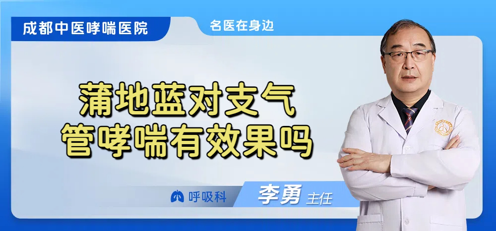 蒲地蓝对支气管哮喘有效果吗