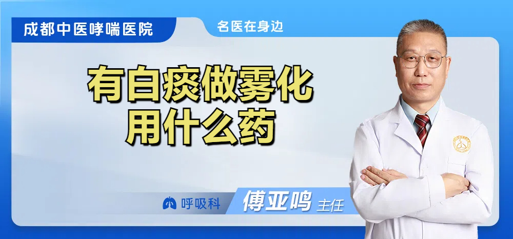 有白痰做雾化用什么药