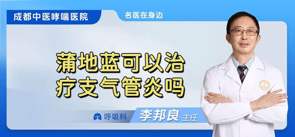 蒲地蓝可以治疗支气管炎吗